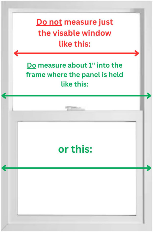 Window Measuremnet Guide